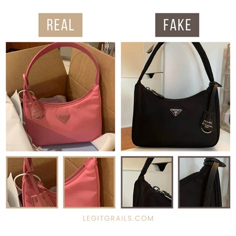 fake prada jacket vs real|authentic prada purse.